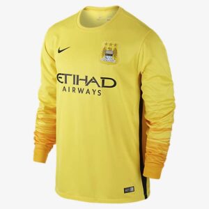 Manchester City målmandstrøje gul 2015/16