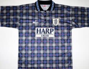 Grimme fodboldtrøjer - Notts County udebanetrøje 1994-95