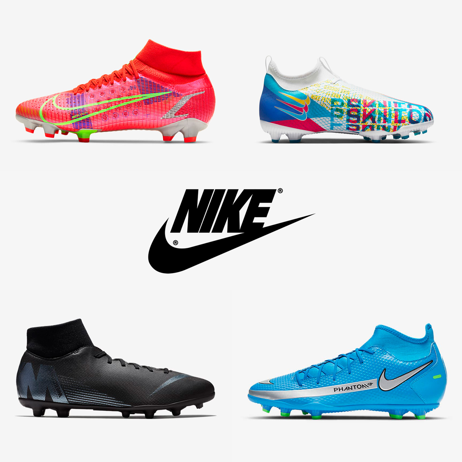 Nike fodboldstøvler ⚽️ Køb Nike fodboldstøvler 300+ modeller